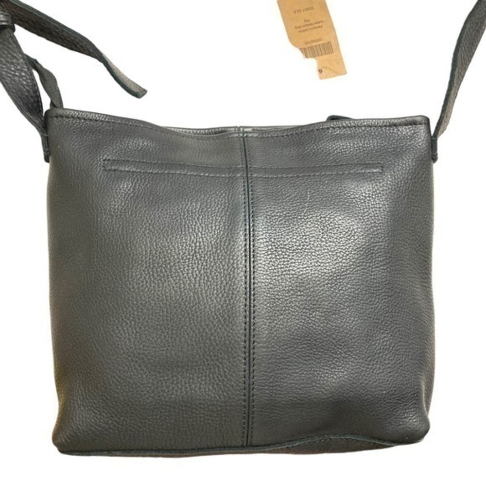 Duluth trading co lifetime leather swing bag
